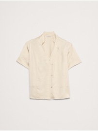 Satin Short-Sleeve Shirt