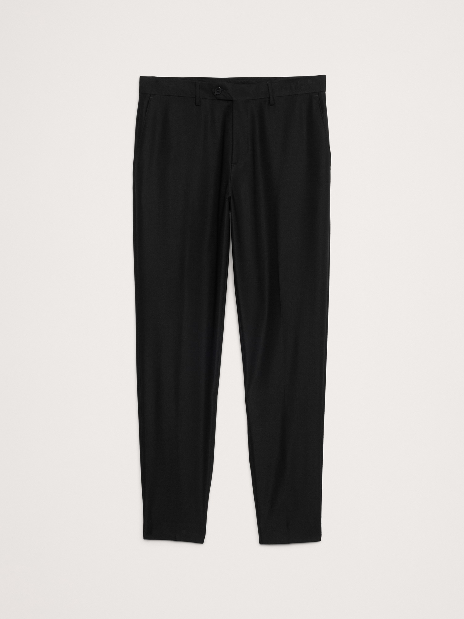 Мужские брюки Banana Republic Signature Italian Hopsack Suit Pant, цвет: Чёрный — фото 4