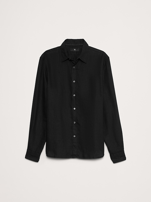 Slim-Fit Linen Shirt