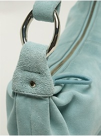 Suede Hobo Bag