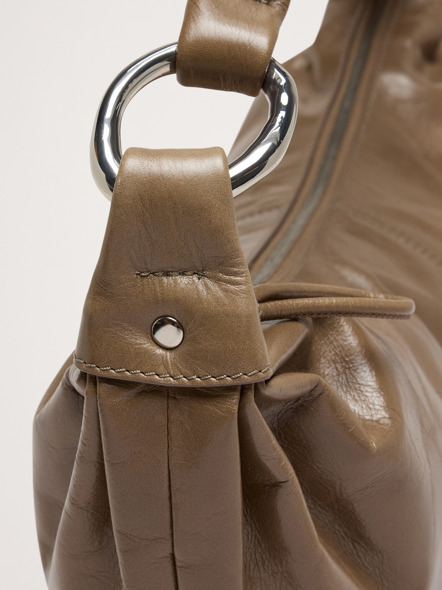 Leather Hobo Bag