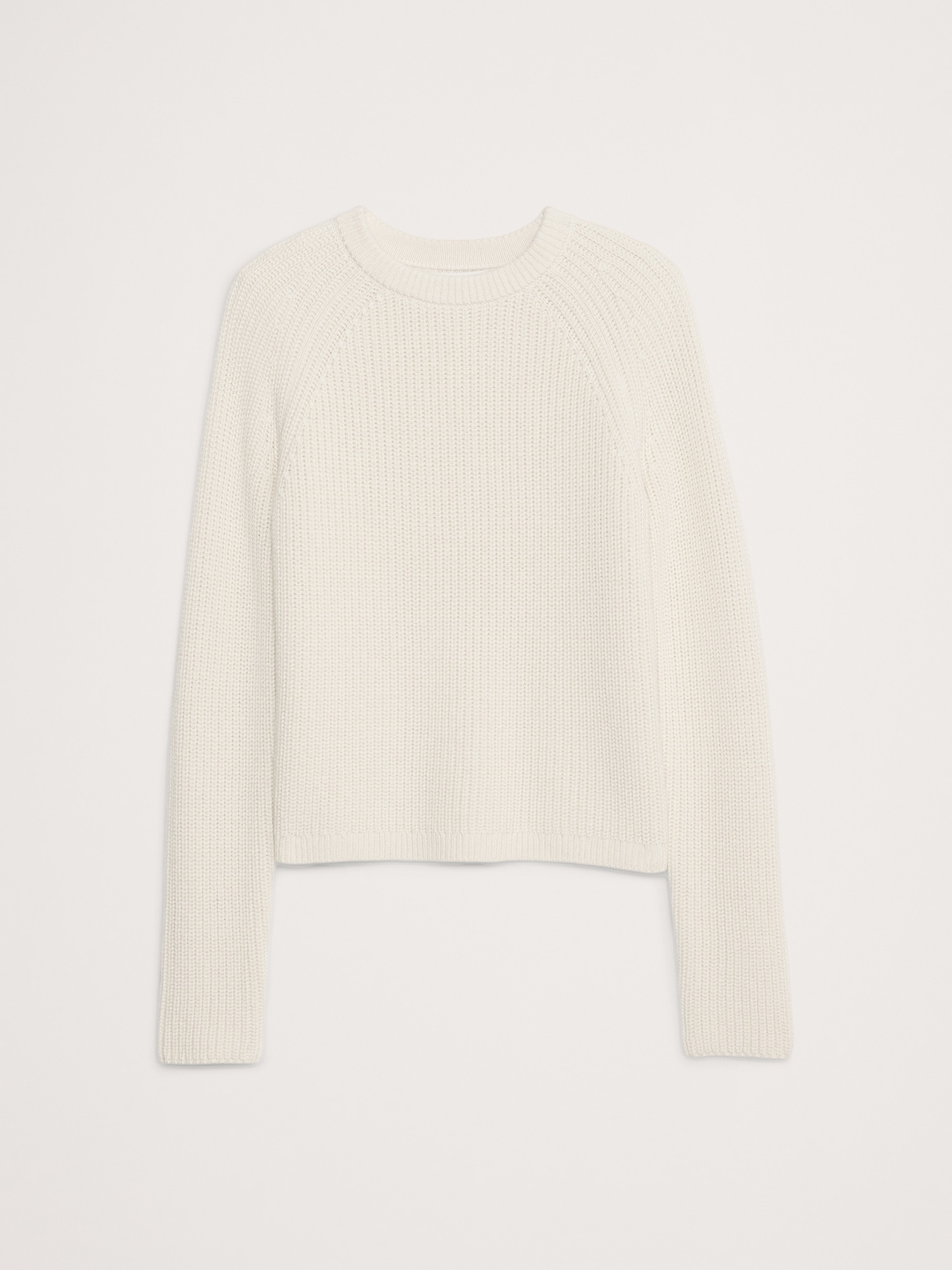 Cotton-Wool Ribbed Sweater