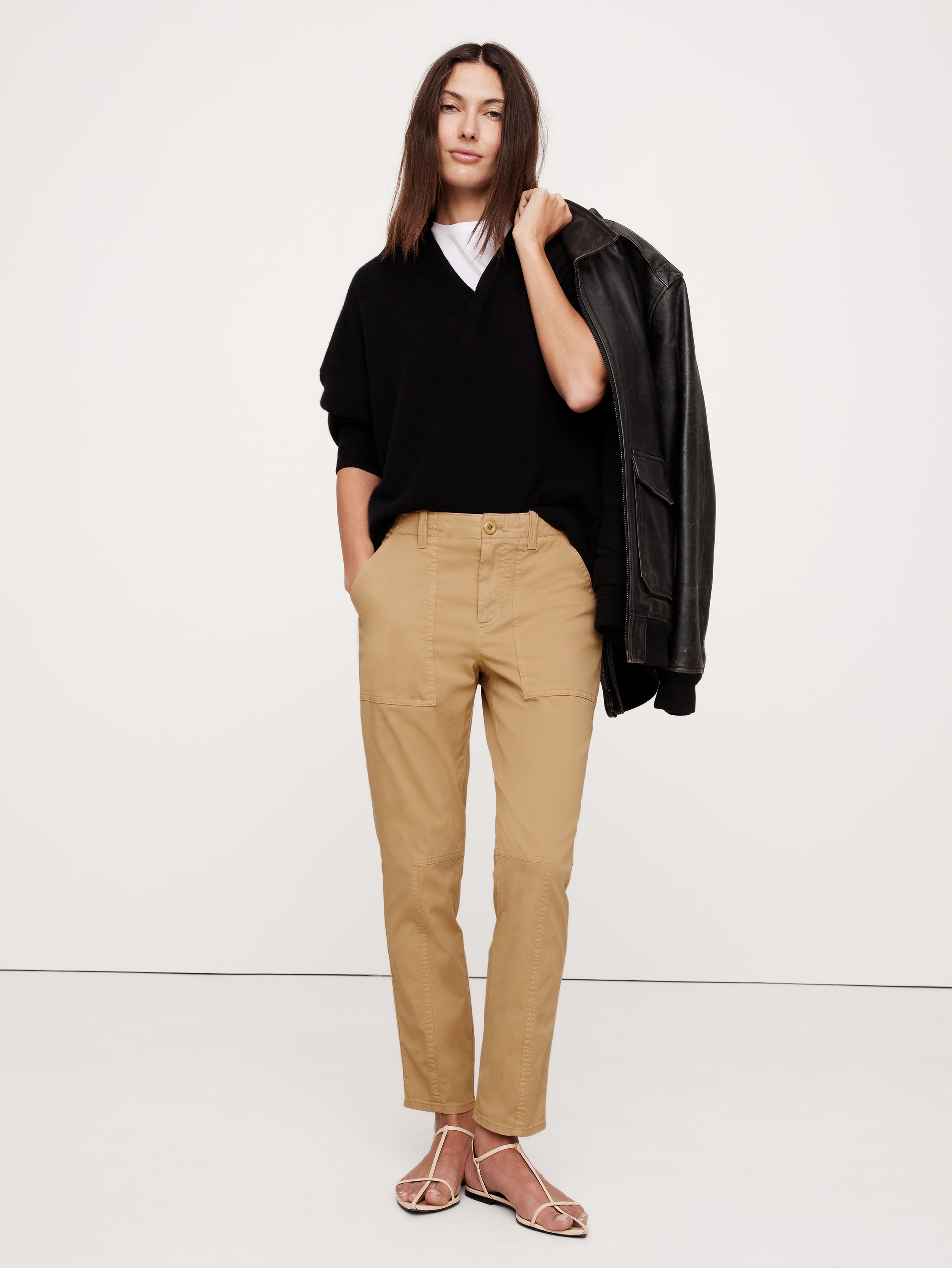 【BAON】Tanimo Pintuck Cargo Denim Pants CARGO STYLES – Black Bananas