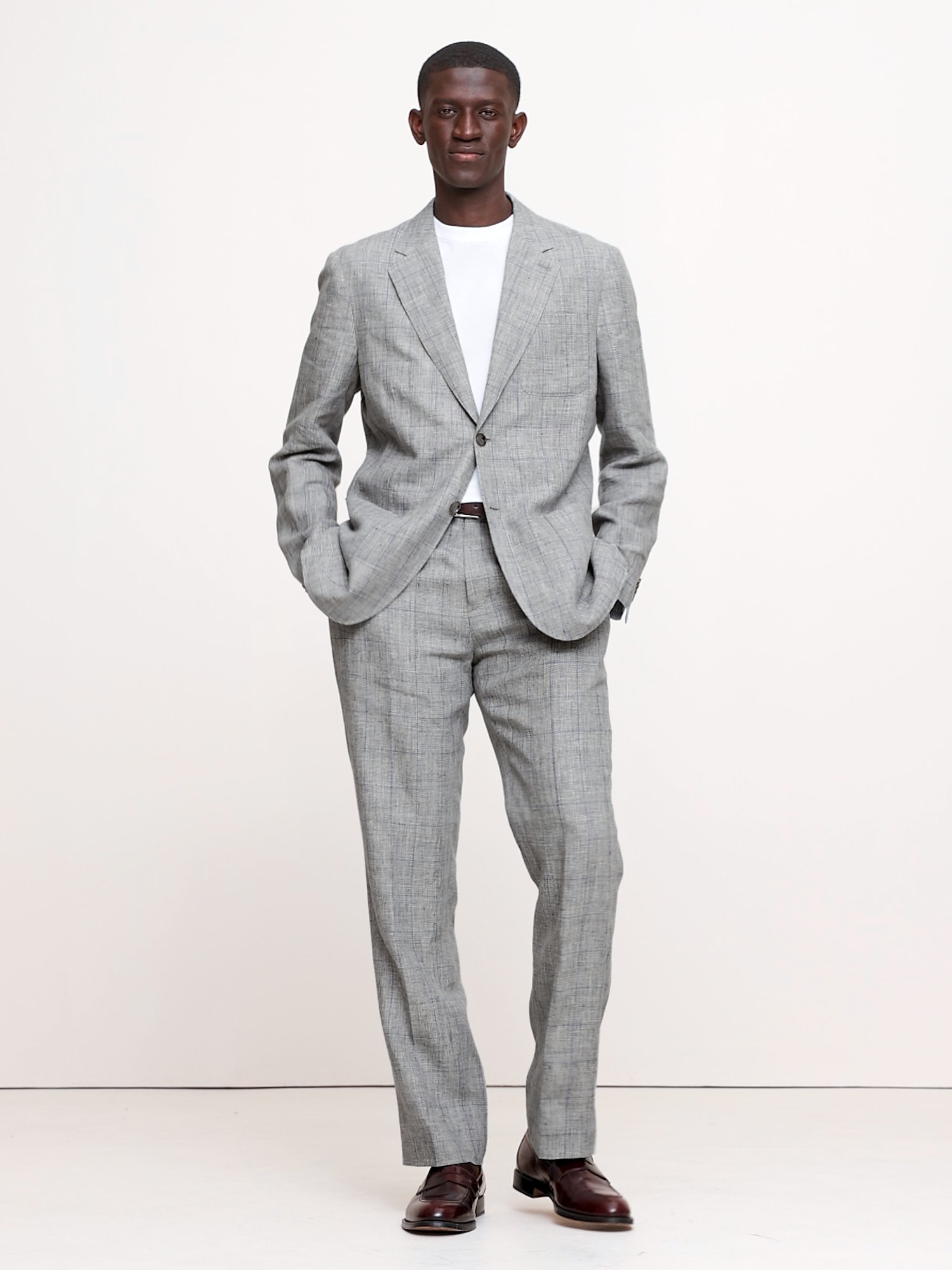 Image number 2 showing, Plaid Linen Suit Jacket