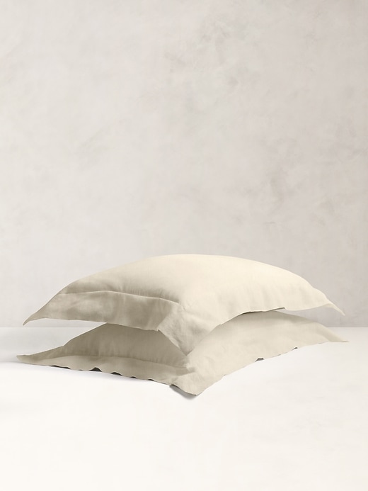 Fine Linen Sham Set