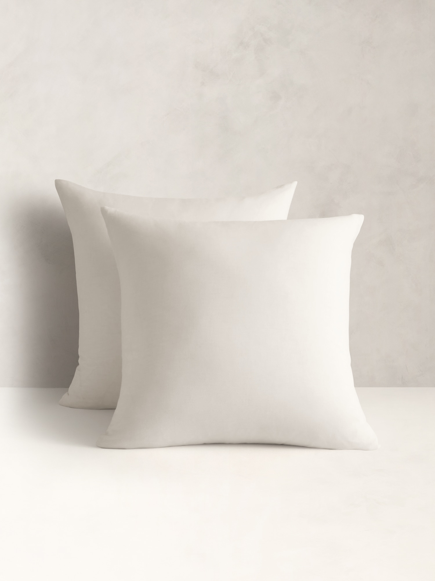 Cotton-Cashmere-Silk Sham Set - White