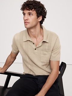 て*ぁ様 loose dual yarn dry polo ルーズデュアルヤーン loose dual yarn dry polo ルーズデュアルヤーンドライポロ