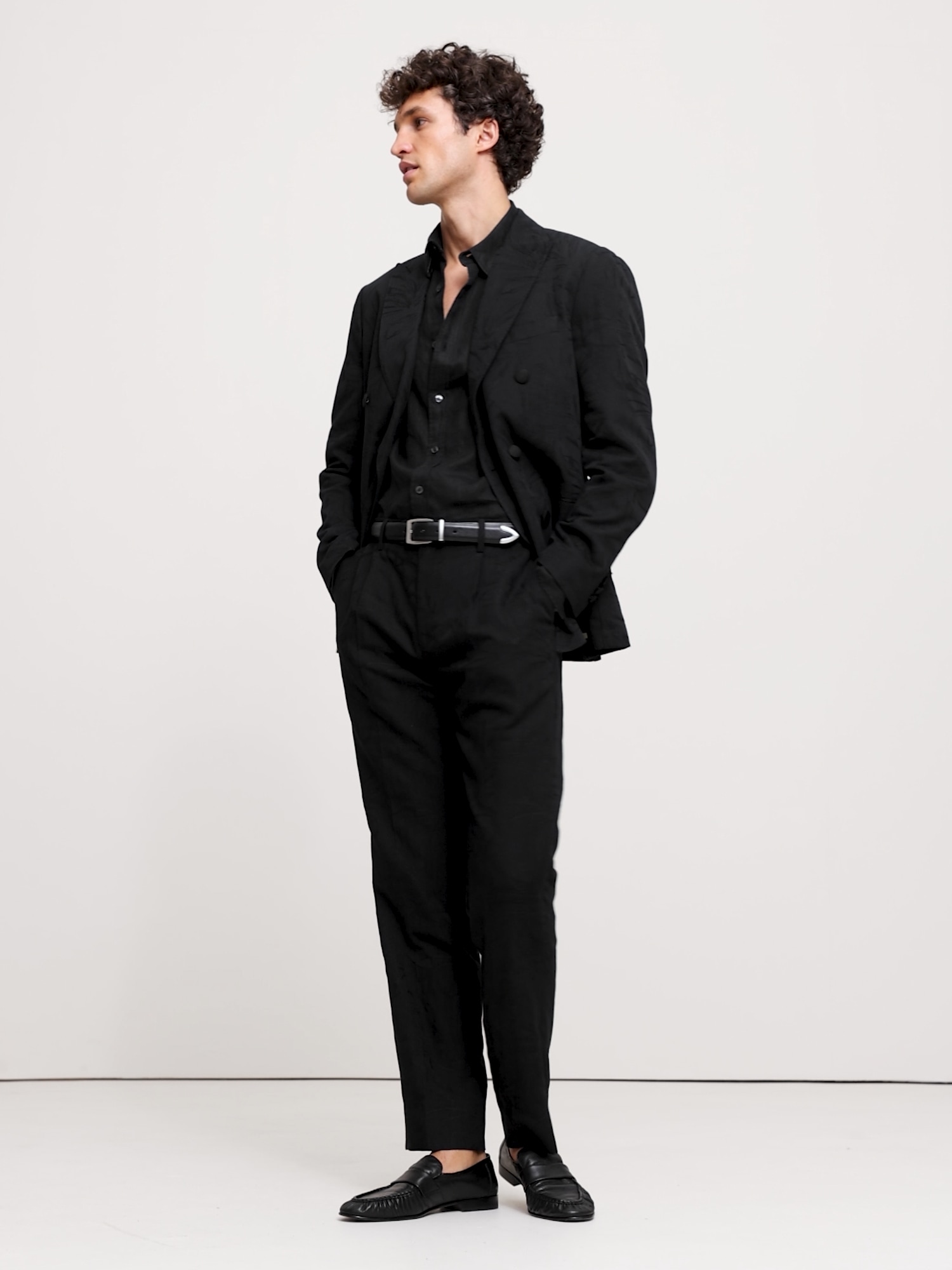 Image number 2 showing, Floral Jacquard Suit Pant