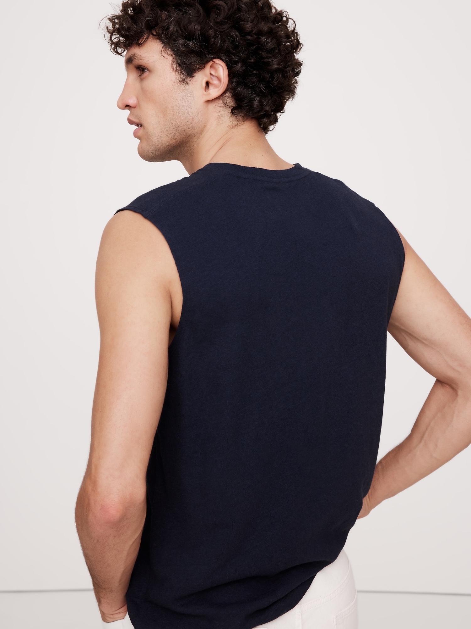 Linen-Cotton Tank