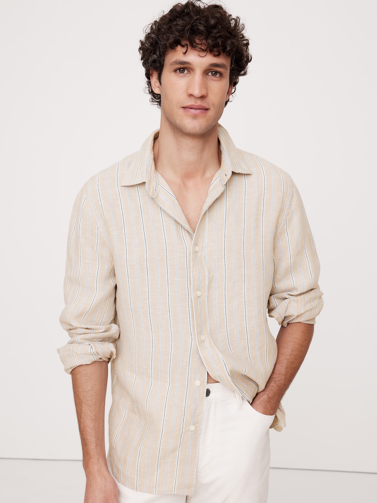 Standard-Fit Linen Shirt