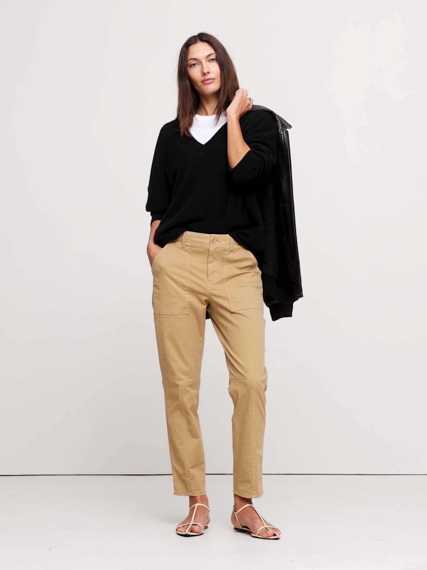 Image number 2 showing, Mid-Rise Slim Cargo Pant