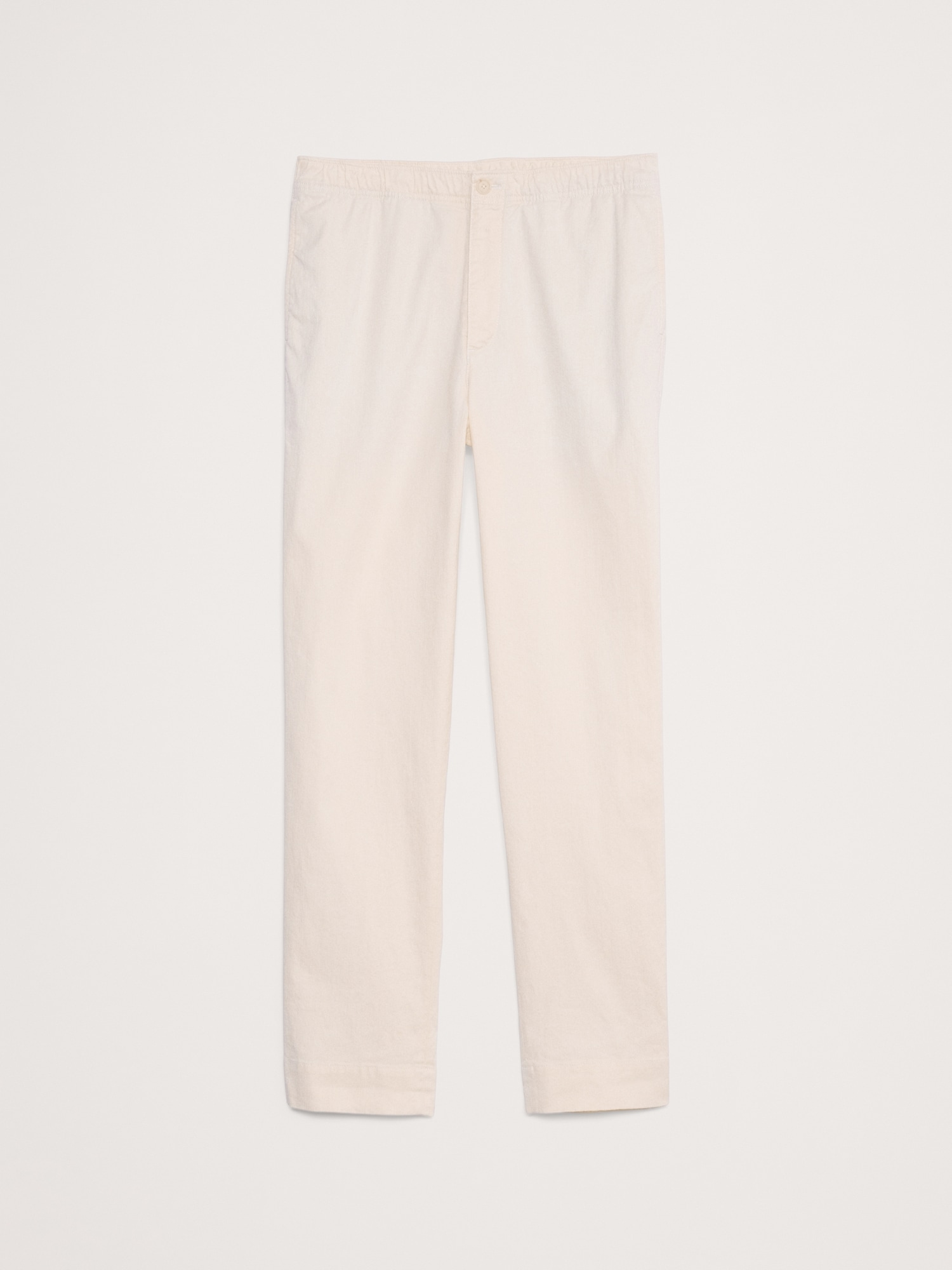 Italian Linen-Cotton Pull-On Pant