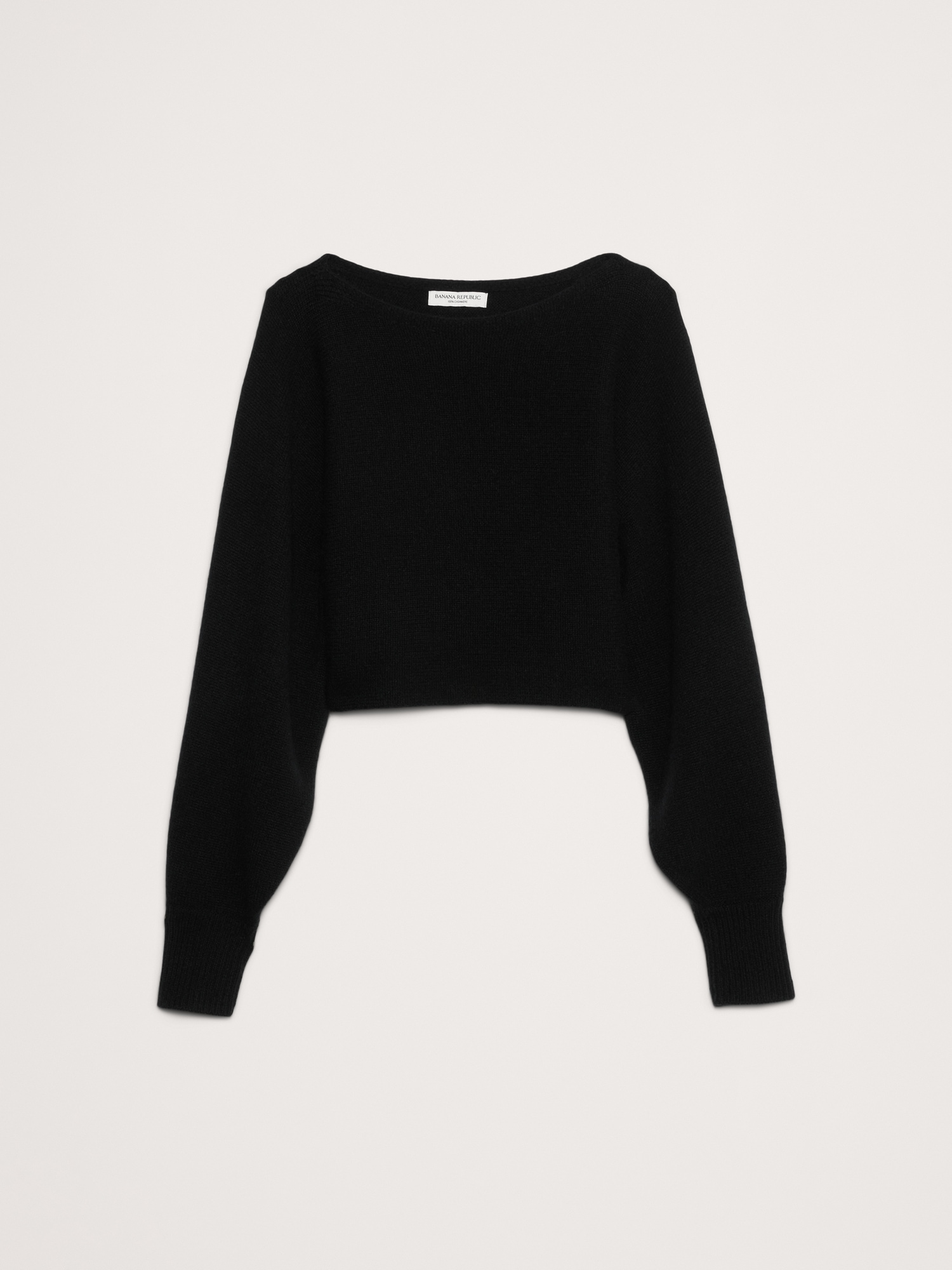 Midweight Cashmere Cropped Sweater