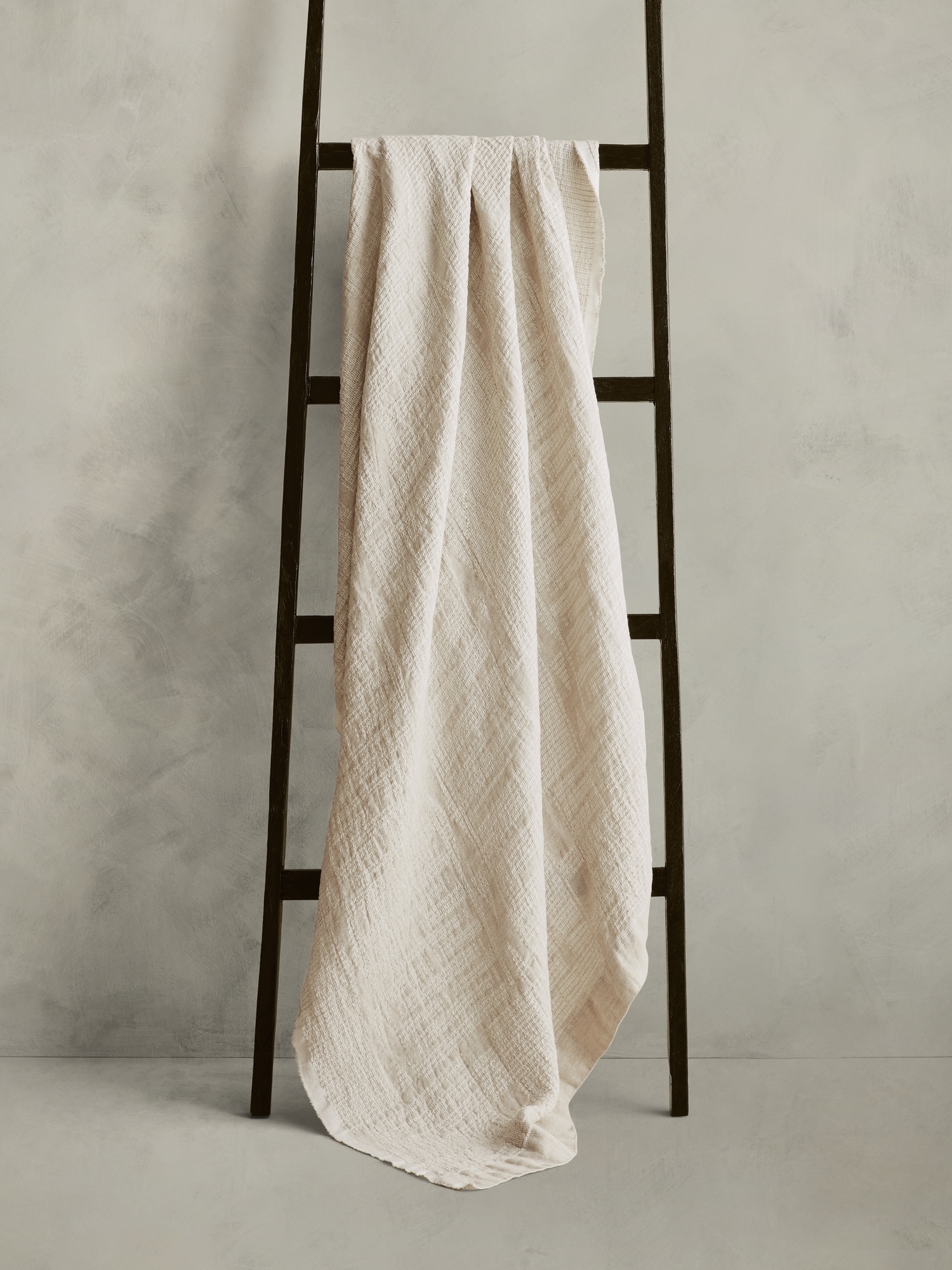 Linen Jacquard Throw