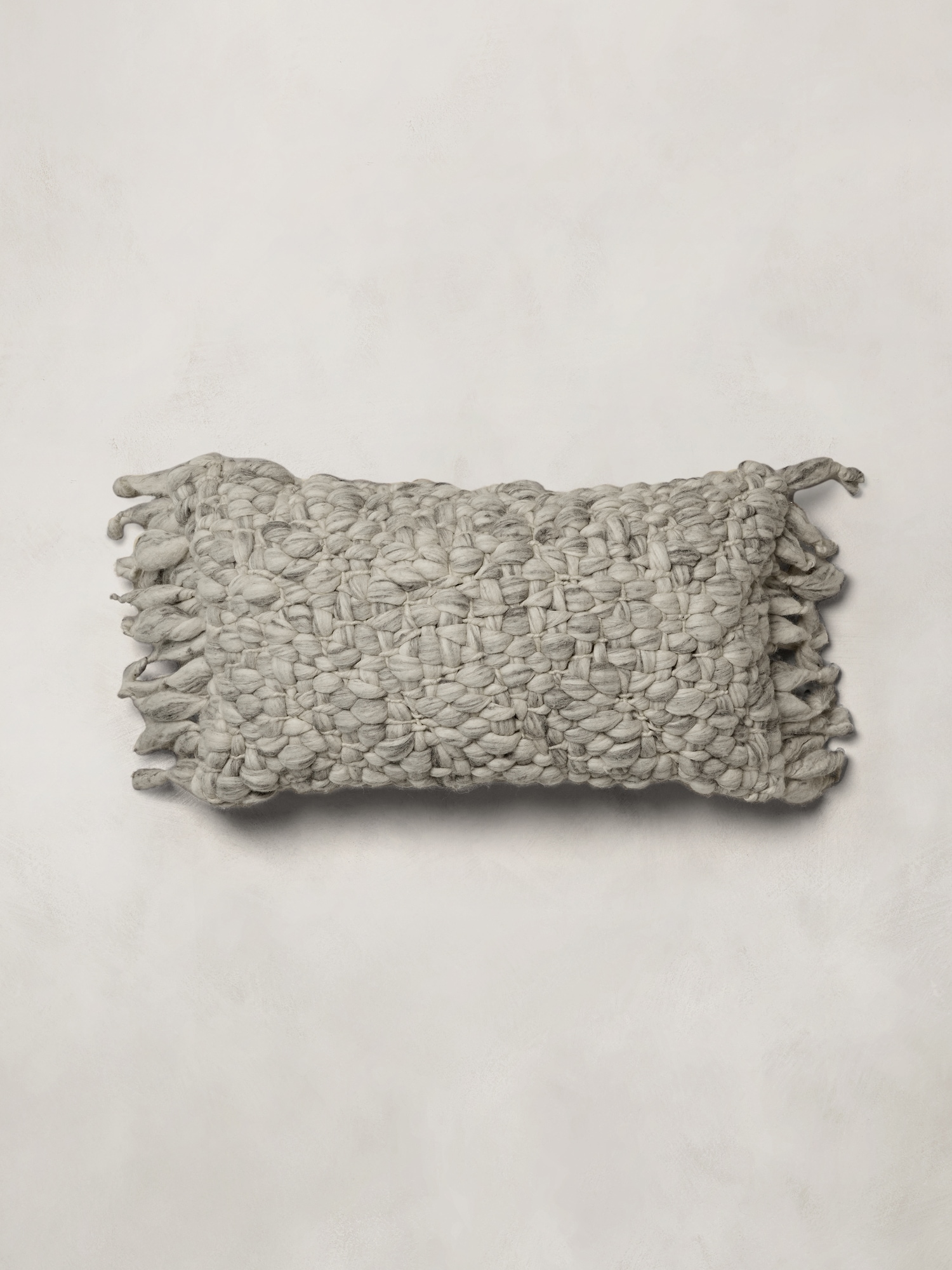 Hand-Carded Merino Pillow