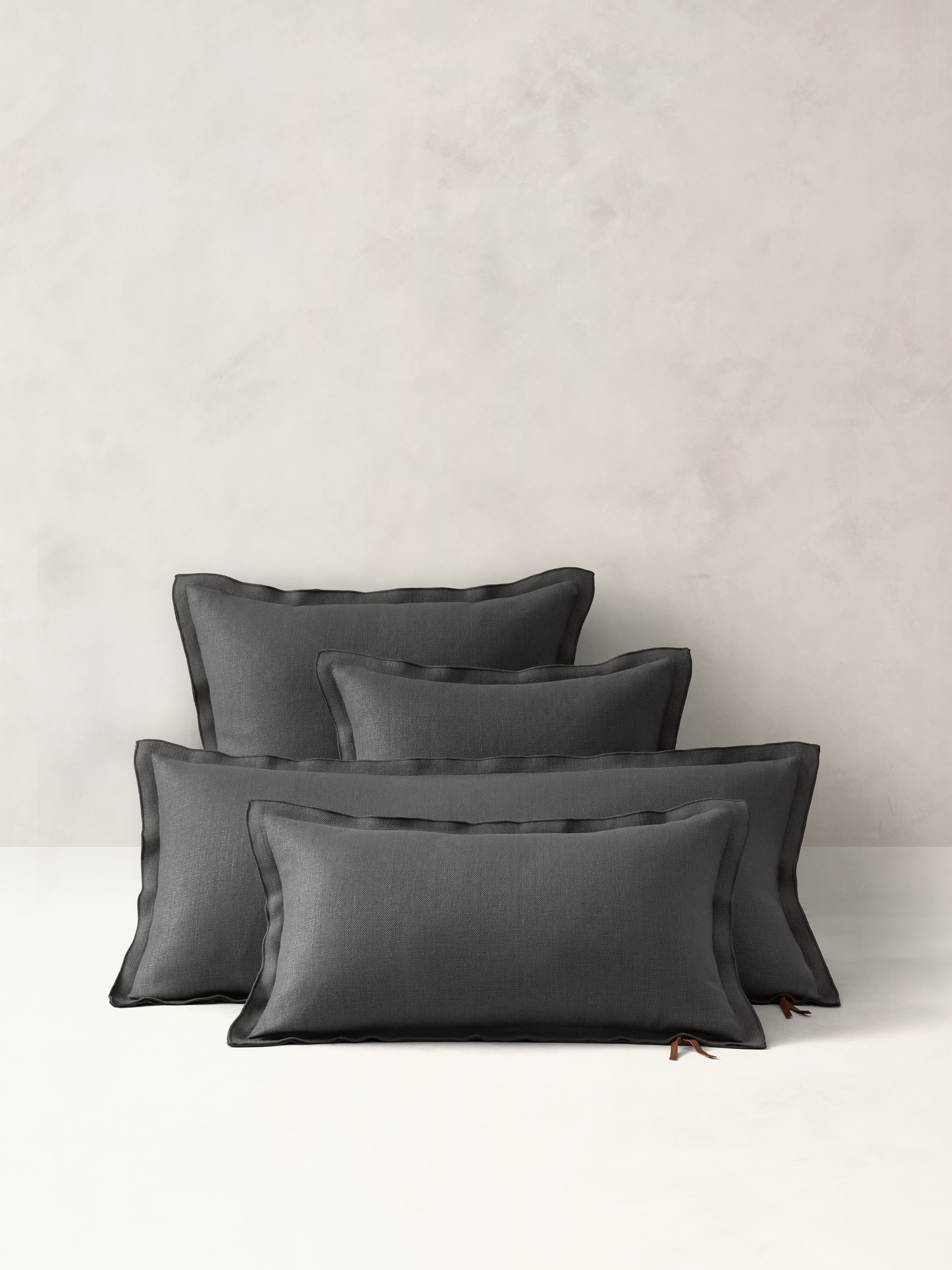 European Linen Pillow - Thunder