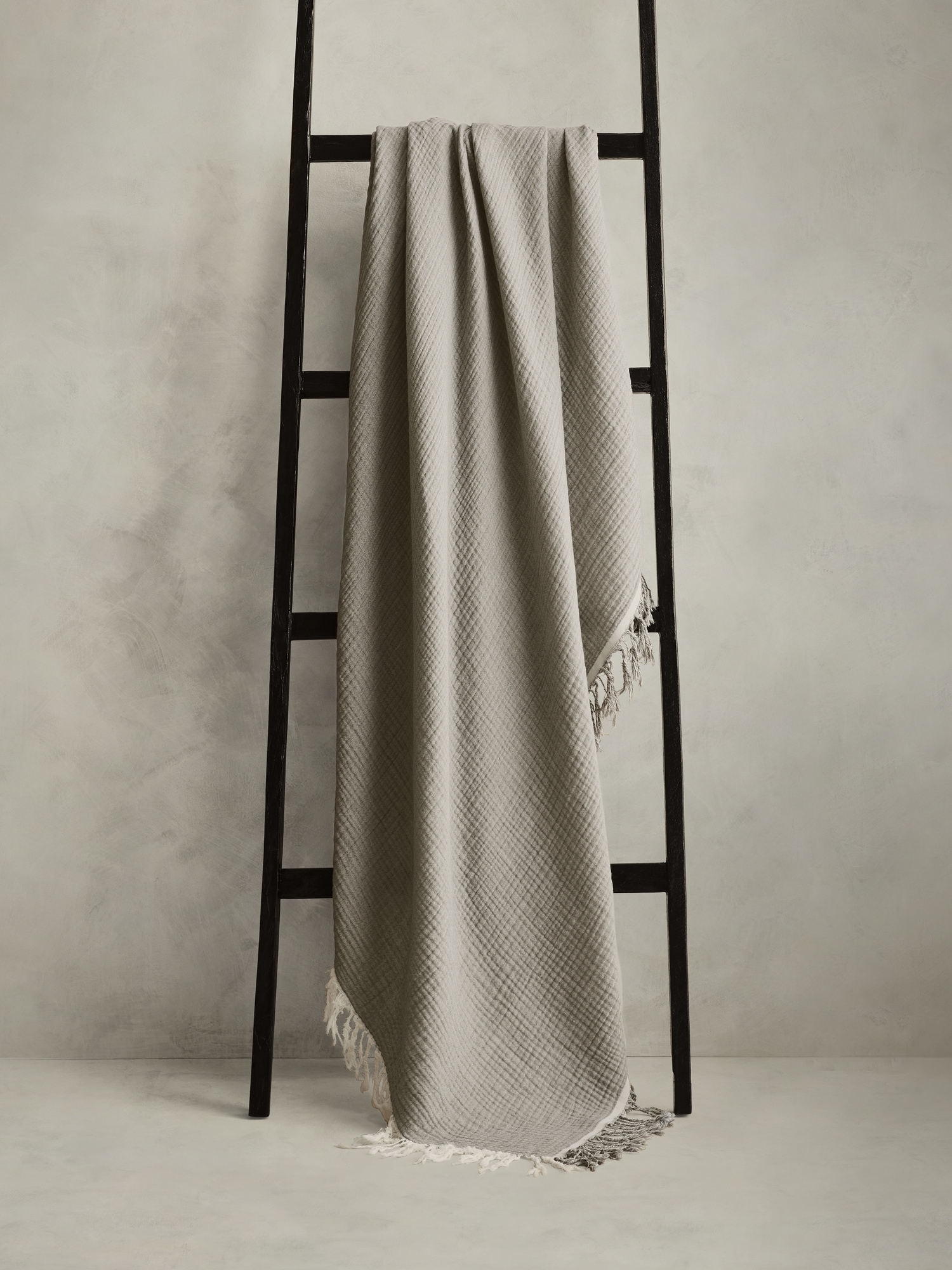 Cotton Gauze Reversible Throw
