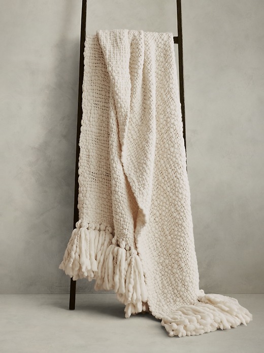 Soft-Touch Throw Blanket: Banana Emojis main image 1