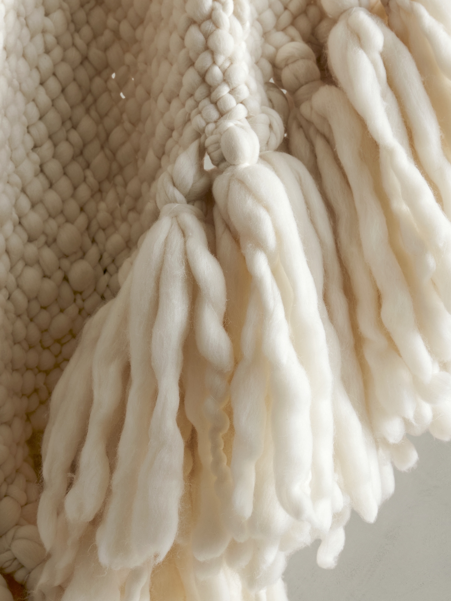 Hand-Carded Merino Throw Blanket