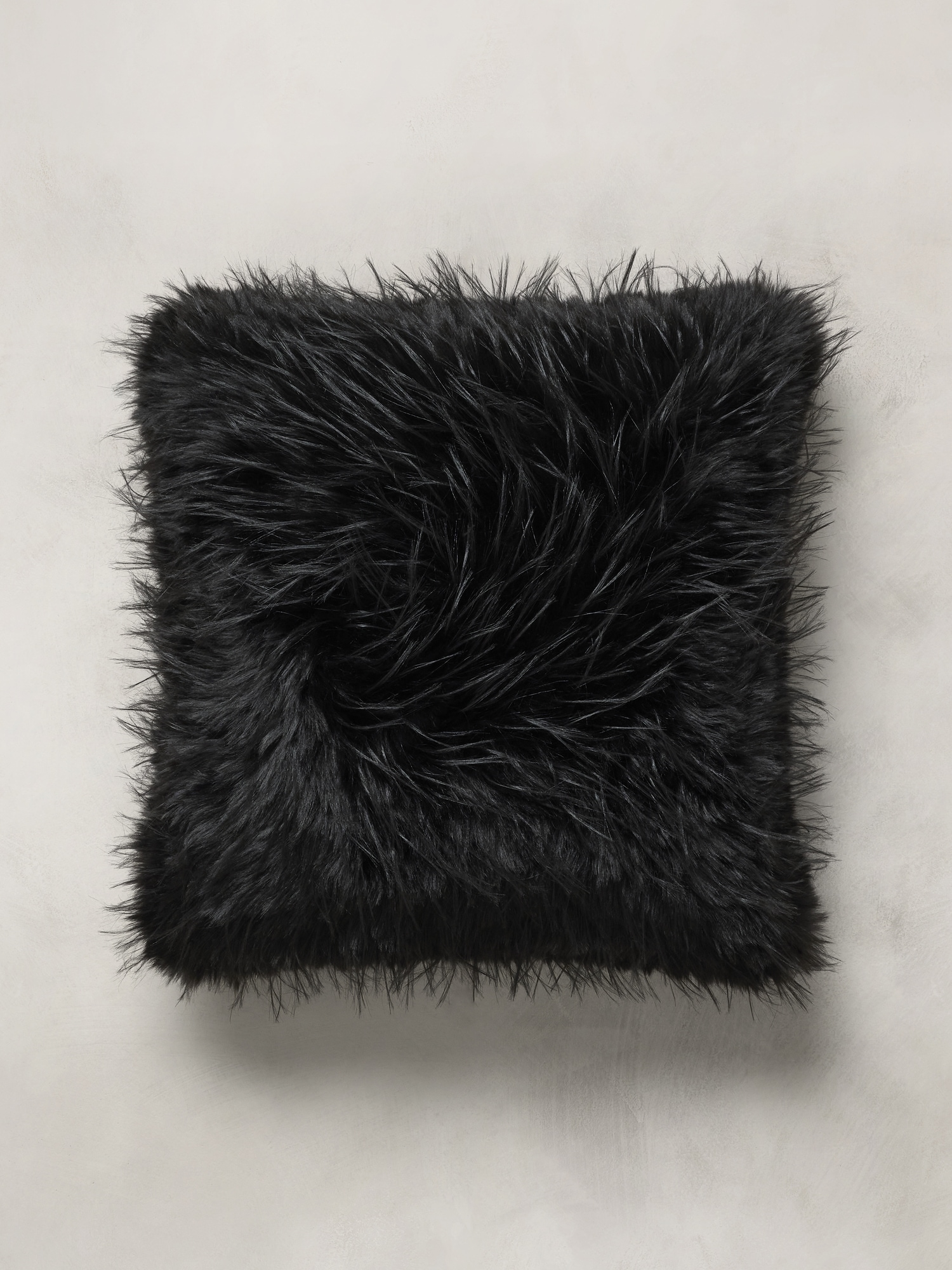 Tipped Faux Fur Pillow