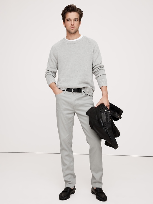 Slim Linen-Cotton Traveler Pant