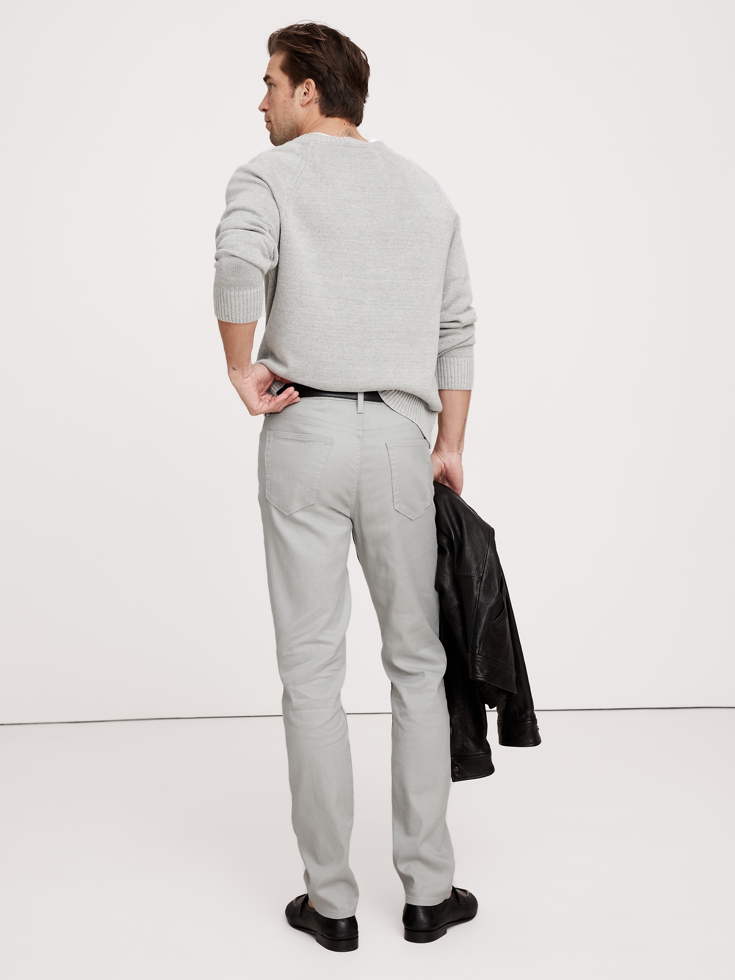 Slim Linen-Cotton Traveler Pant