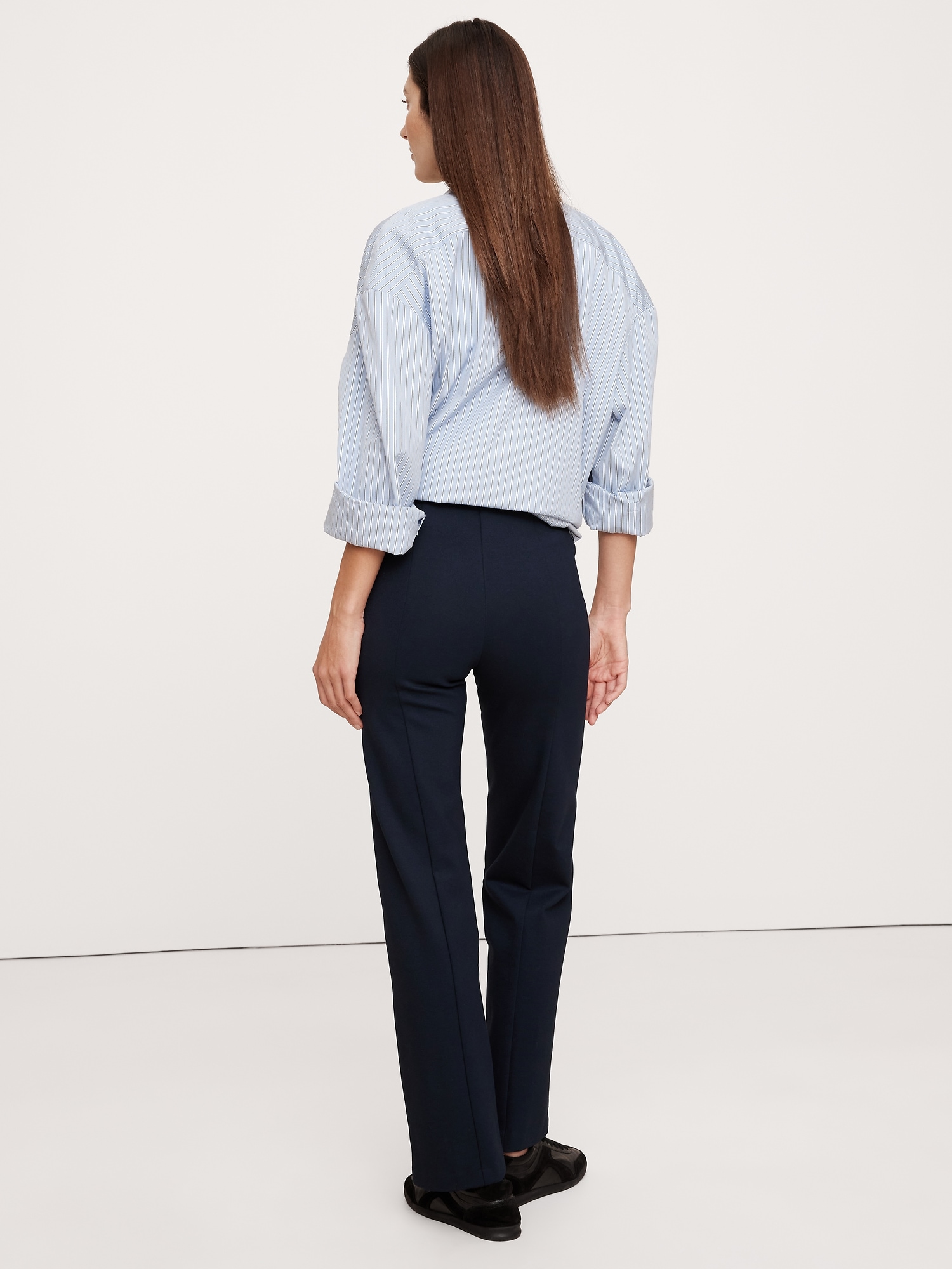 Straight Everywhere Ponte Ankle Pant