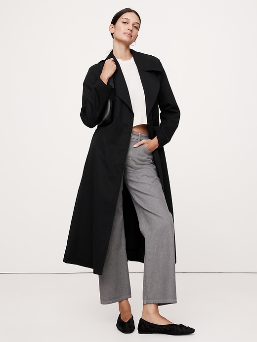 Drapey Trench Coat | Banana Republic