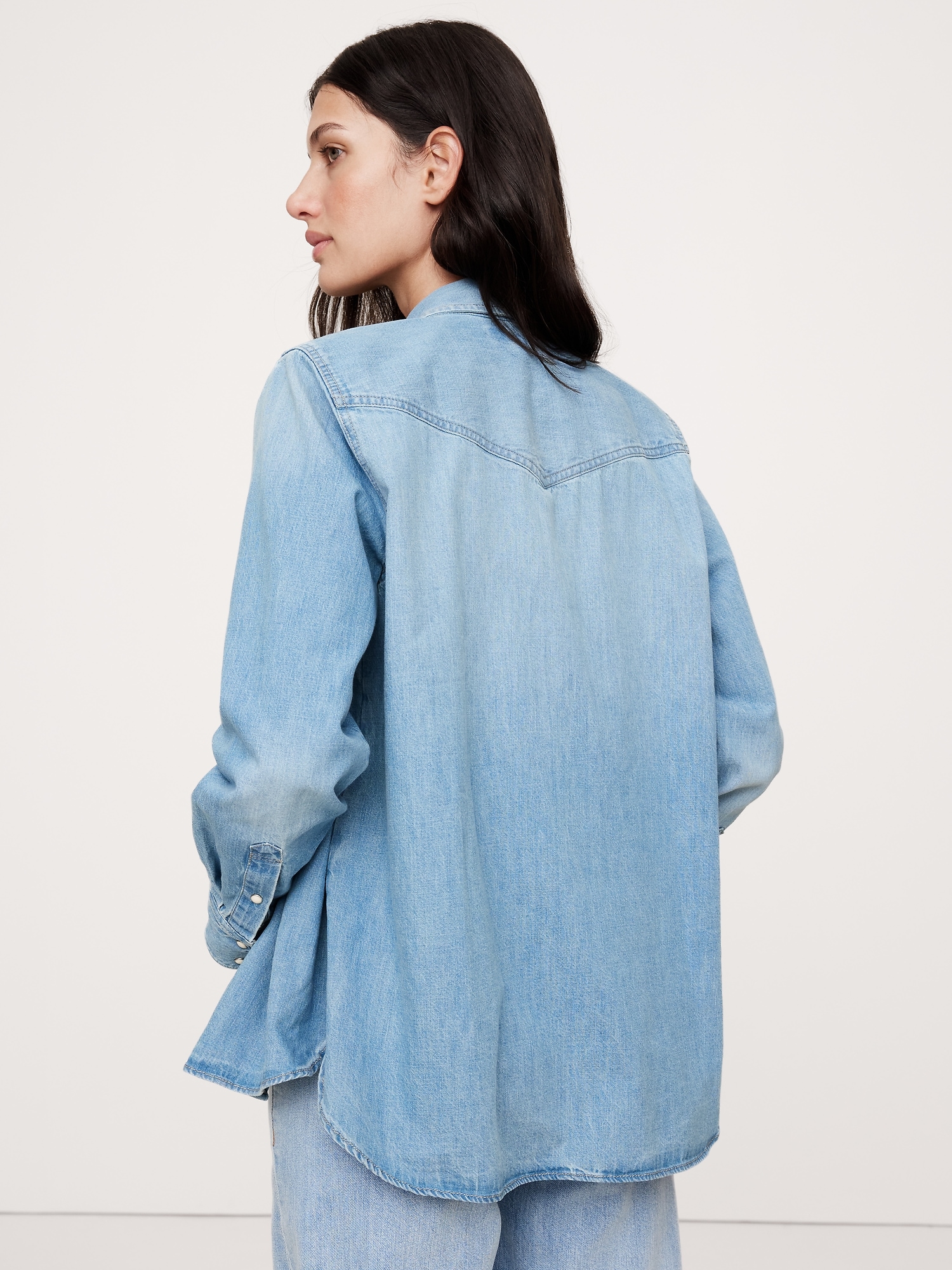 The Everyday Denim Western Shirt