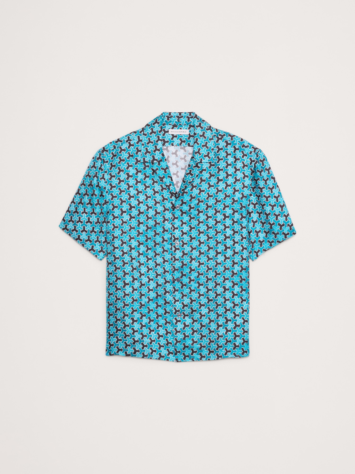 The White Lotus Silk Twill Resort Shirt