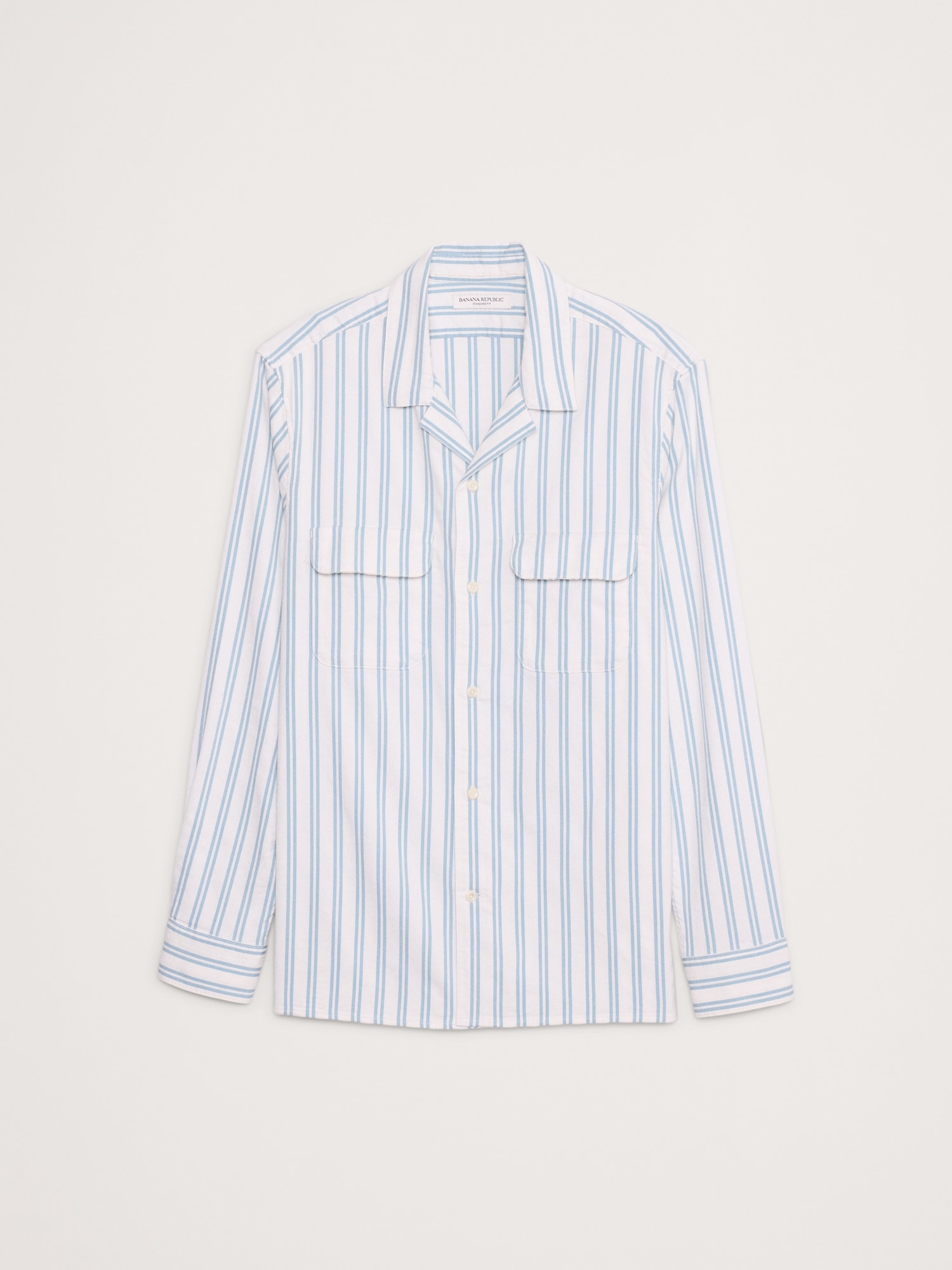 Textured Stripe Resort Shirt