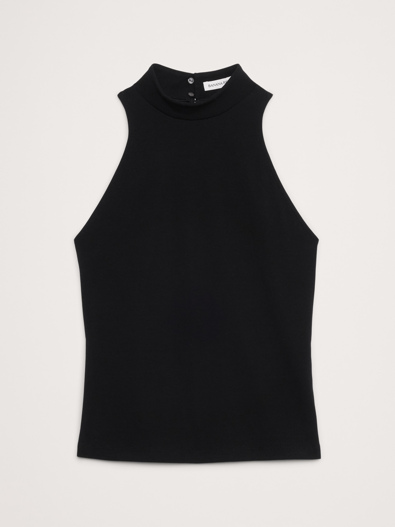 Refined Mock-Neck Tank