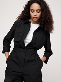 Cotton Poplin Boiler Suit