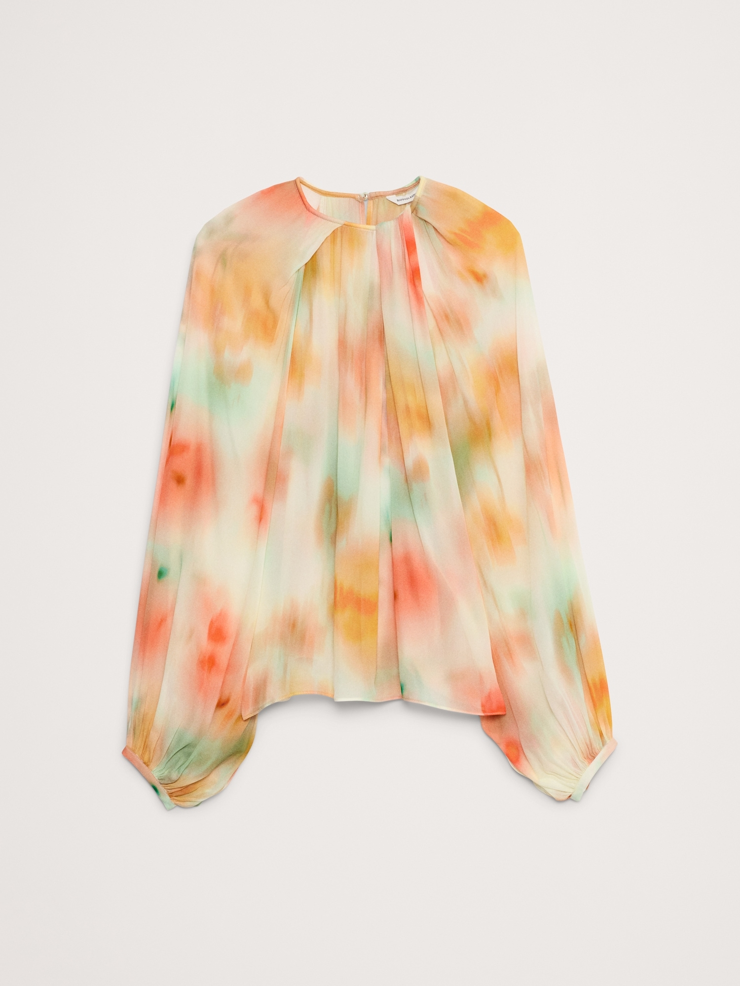 Chiffon Twist-Neck Top