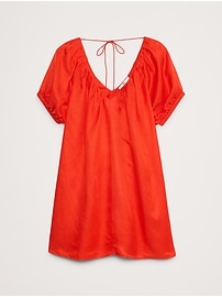Viscose-Linen Mini Dress