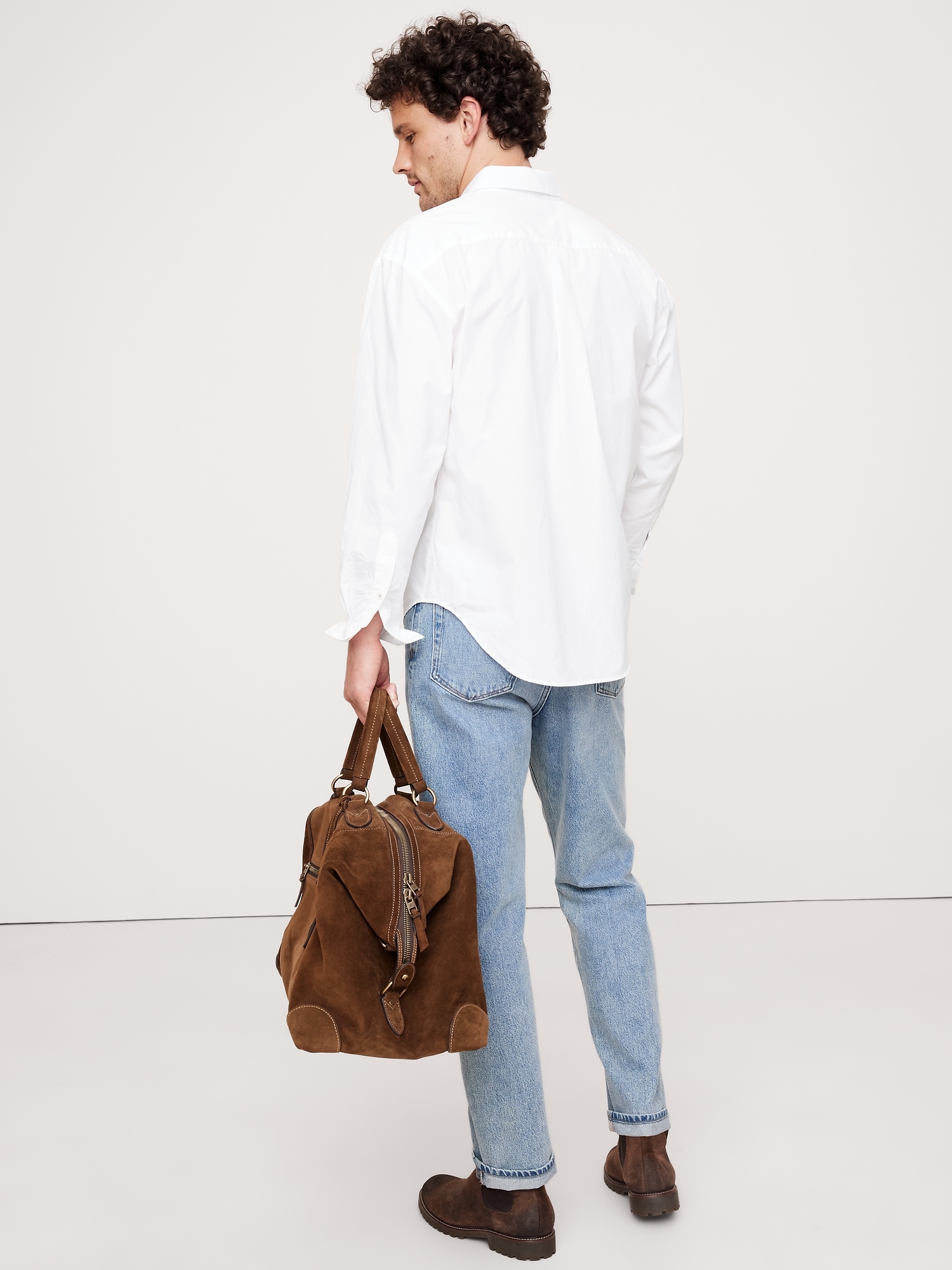 Relaxed-Fit Washed Poplin Shirt