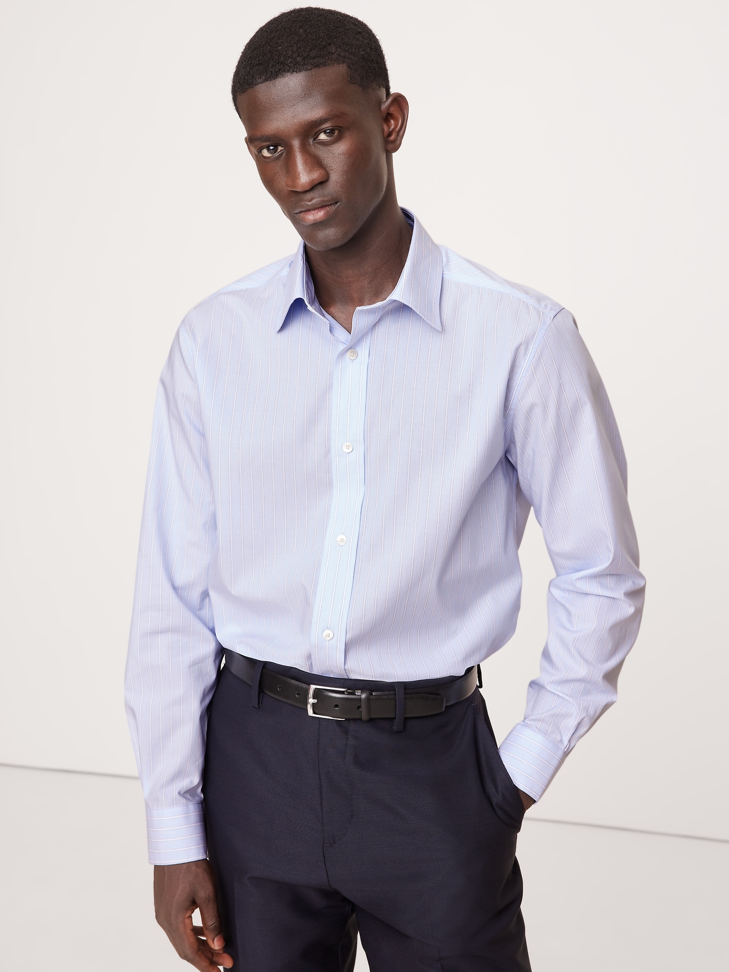 Standard-Fit Wrinkle-Resistant Dress Shirt