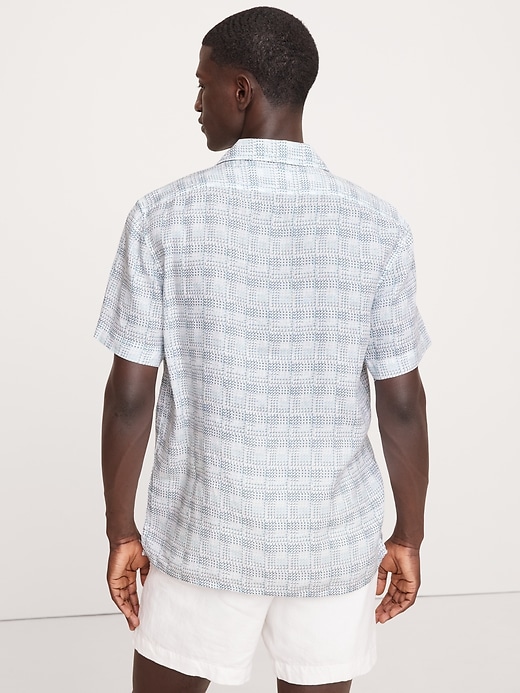 ☆BANANA REPUBLIC☆Standard-Fit Linen Resort Shirt Standard-Fit Linen Resort Shirt | Banana Republic