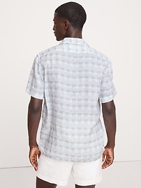 Standard-Fit Linen Resort Shirt