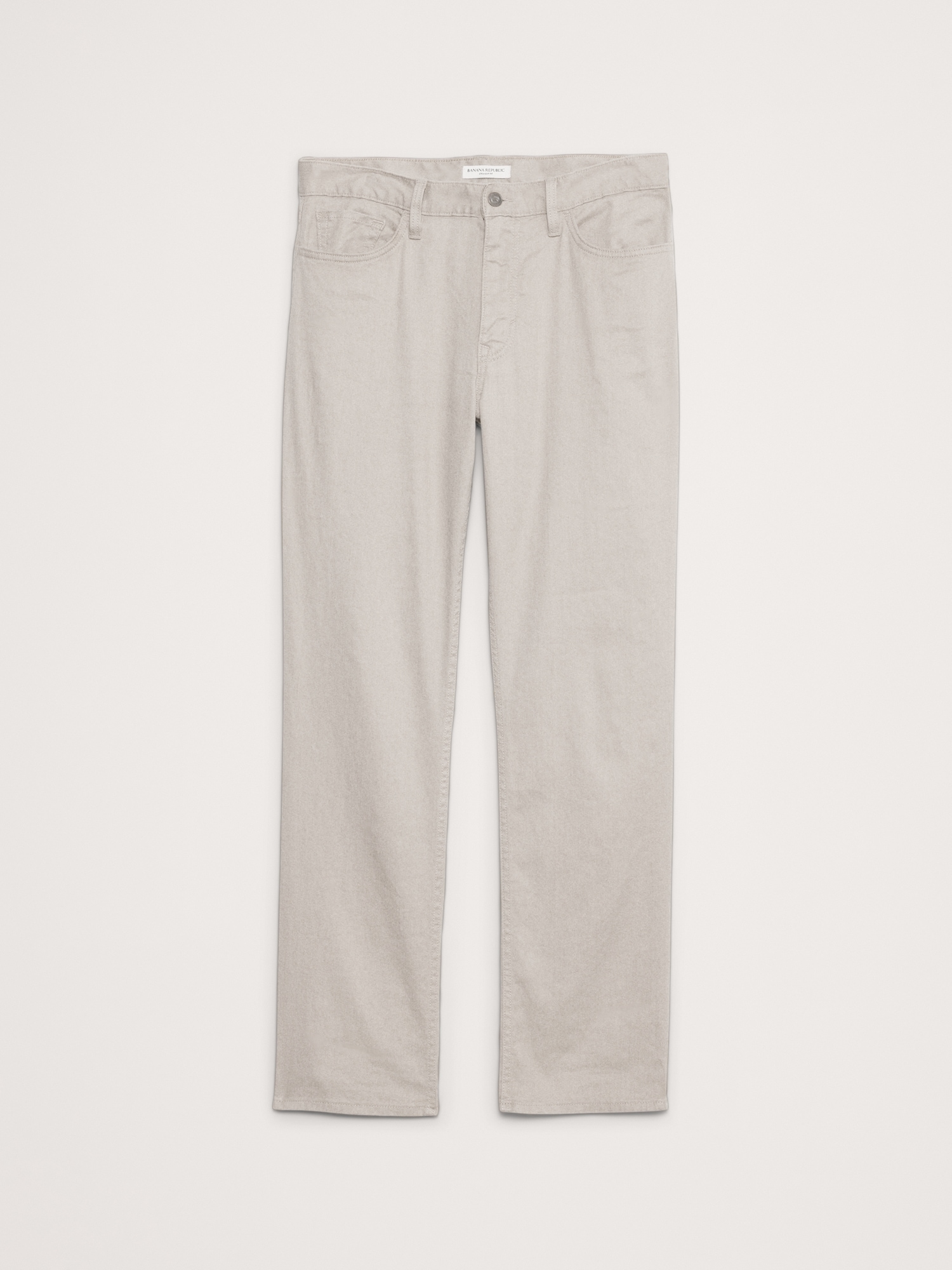 Straight Linen-Cotton Traveler Pant