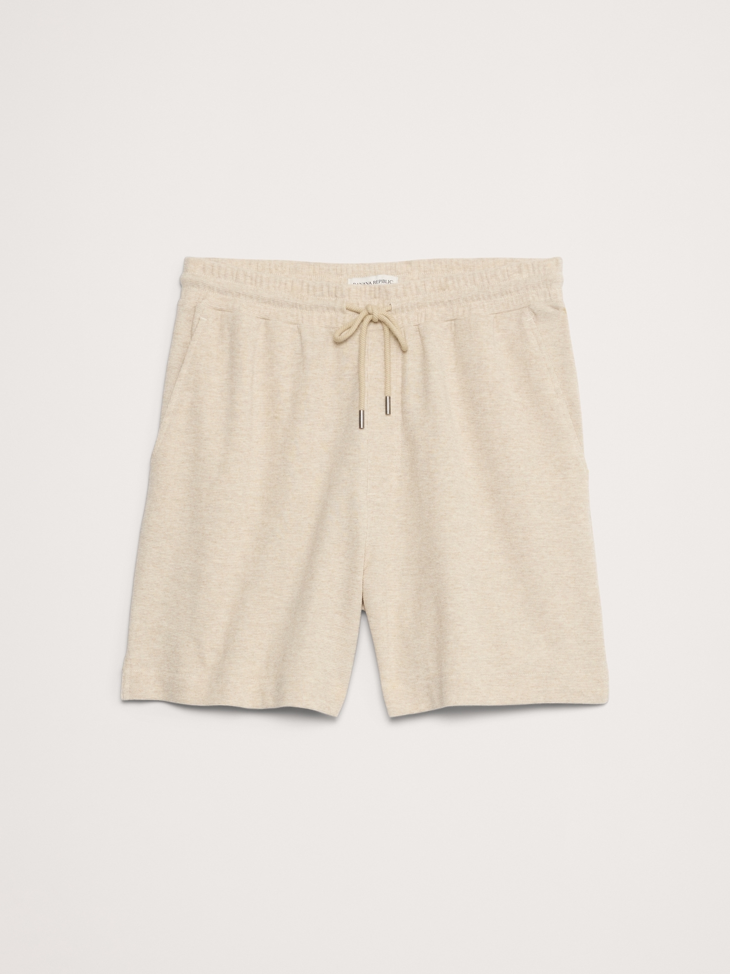 Waffle-Knit Pull-On Short