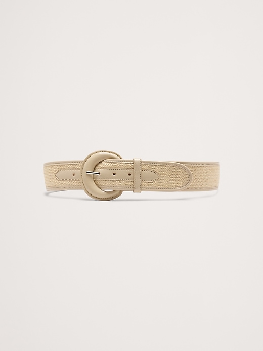 Woven & Leather Belt