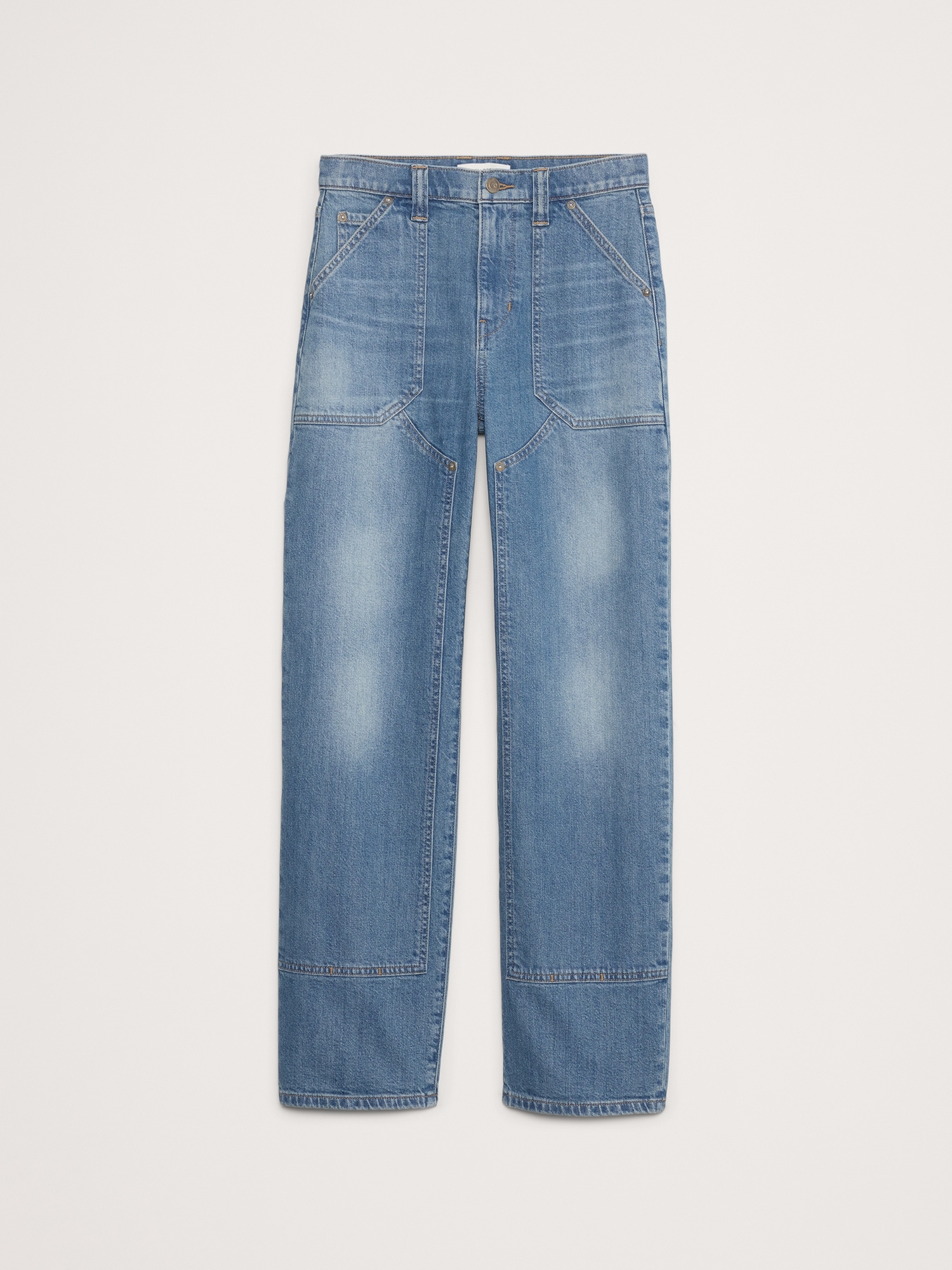 High-Rise Straight Cargo Jean