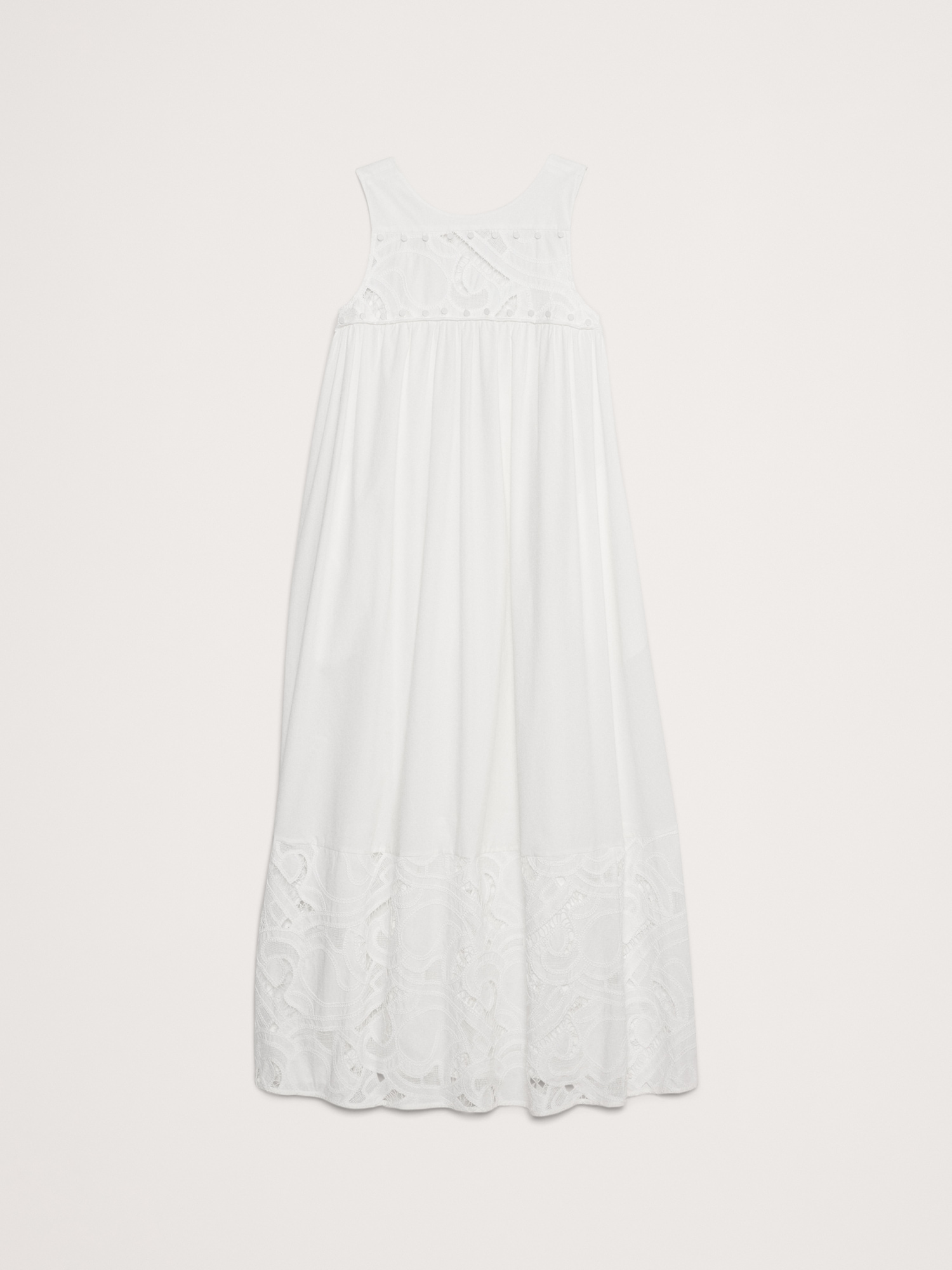 Embroidered Cotton Poplin Maxi Dress