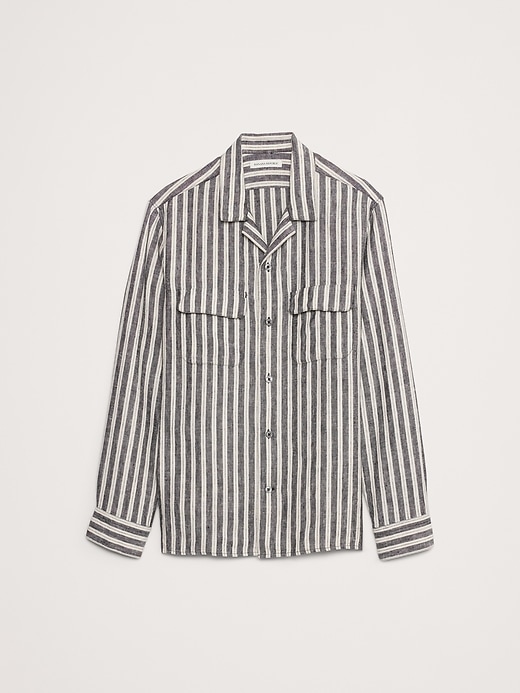 denOLDバナナリパブリック LINENSafari&Travel Standard-Fit Linen Resort Shirt | Banana Republic