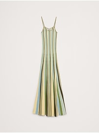 Sculpted Stripe Maxi Dress