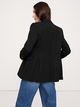 ジャケット・アウター 00s BANANA REPUBLIC wool/cashmere jacket Charcoal Wool Zip Jacket | Banana Republic