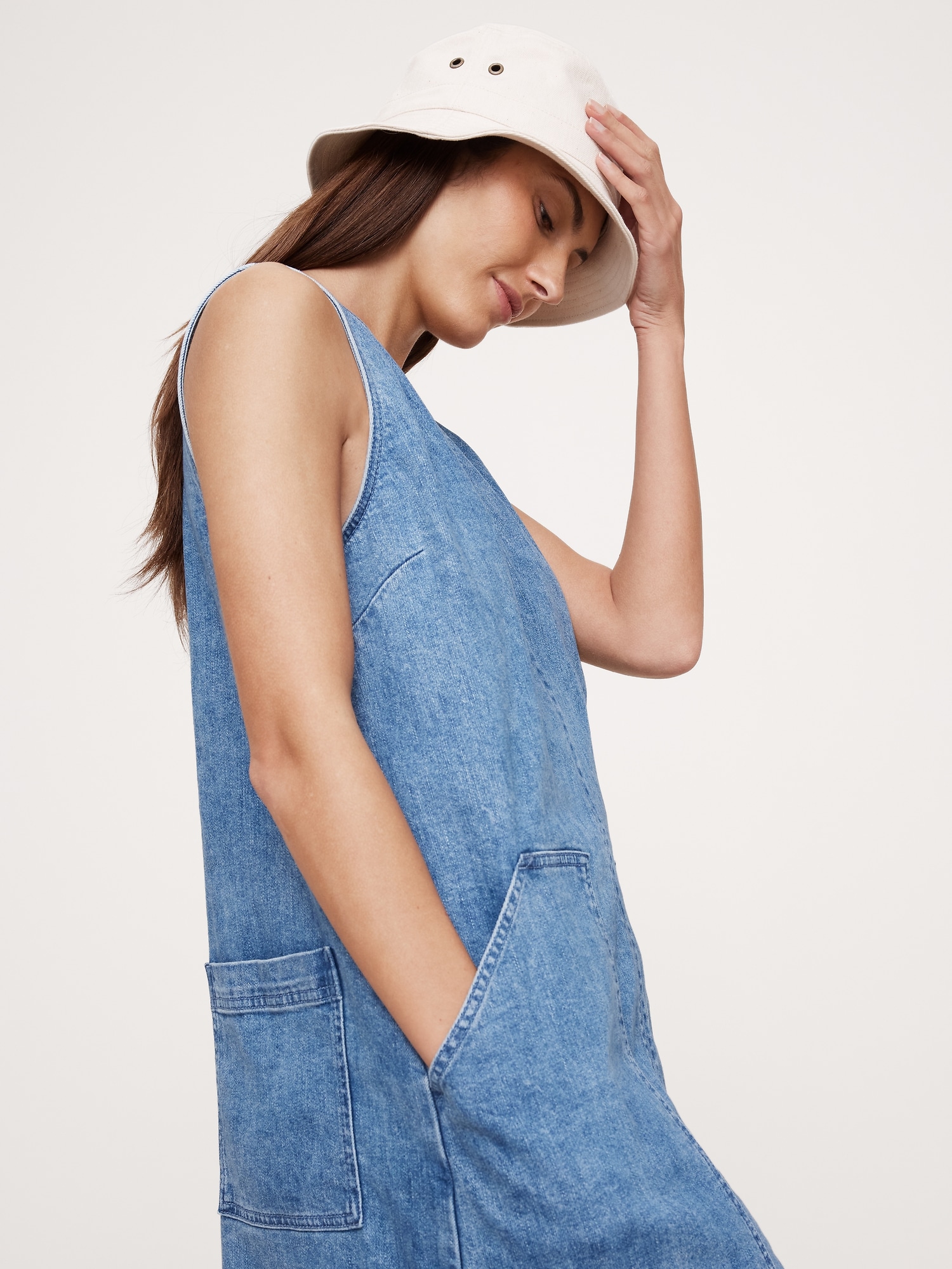 Denim Shift Dress