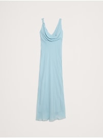 Twisted Shoulder Maxi Dress