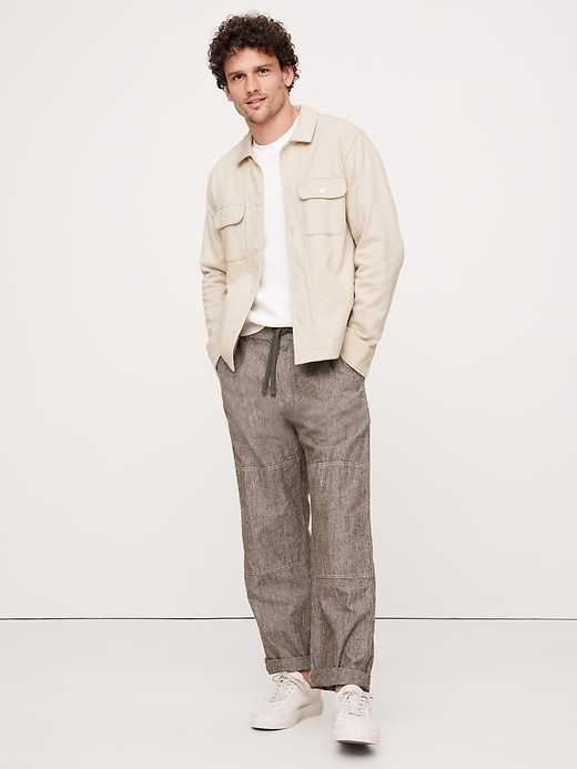 French Terry Shirt Jacket